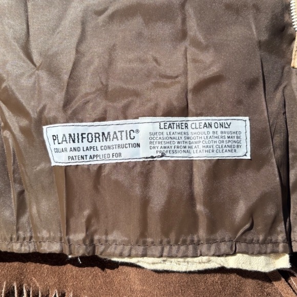 Vintage Brown Suede Fringe Western Jacket Womens Medium Planiformatic 70s Boho - Picture 7 of 9